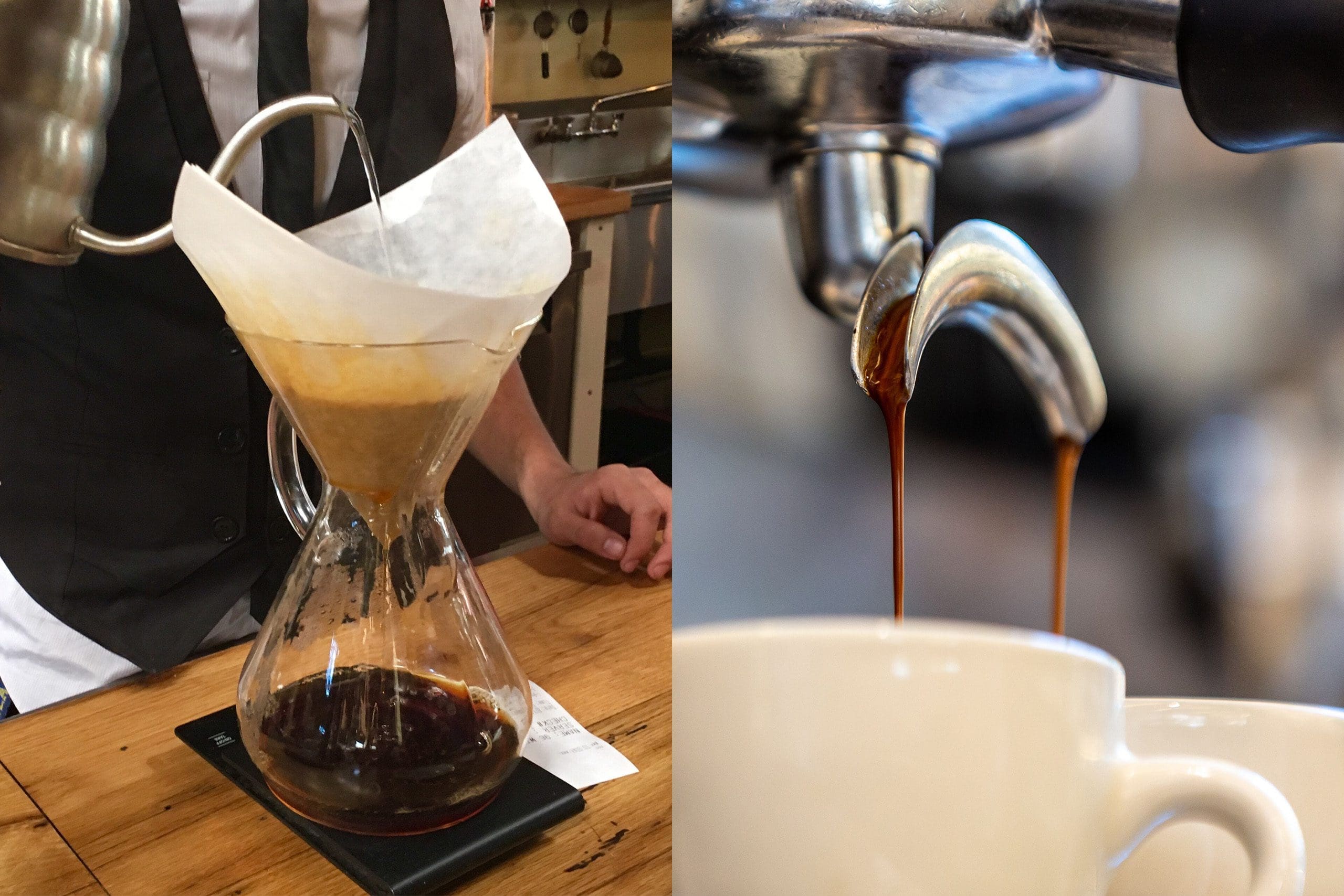 تقطير VS اسبريسو تقطير VS اسبريسو